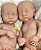 Bebê Reborn Menina E Menino Gêmeos Levi 49 Cm Olhos Fechados Bebê Reborn Silicone Sólido Super Realista - Imagem 2