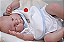 Bebê Reborn Menino Spencer 49 Cm Olhos Fechados Bebê Gordinho Super Realista Acompanha Acessórios - Imagem 2