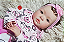 Bebê Reborn Menina Shyann 43 Cm Olhos Abertos Bebê Pronta Entrega Recém Nascida Super Promoção - Imagem 1