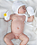 Bebê Reborn Menino Julien 47 Cm Olhos Fechados Corpo Vinil Siliconado Bebê Sofisticado Super Realista - Imagem 1