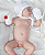 Bebê Reborn Menino Julien 47 Cm Olhos Fechados Corpo Vinil Siliconado Bebê Sofisticado Super Realista - Imagem 1