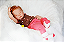 Bebê Reborn Menina Gemma 49 Cm Olhos Fechados Parece De Verdade Acompanha Enxoval Super Oferta - Imagem 3