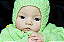 Boneca Bebê Reborn Menina Huggy 51 Cm Olhos Abertos Bebê Realista Super Fofa Com Lindo Enxoval - Imagem 2
