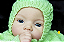 Boneca Bebê Reborn Menina Huggy 51 Cm Olhos Abertos Bebê Realista Super Fofa Com Lindo Enxoval - Imagem 1