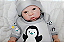 Bebê Reborn Menino Elliot 58 Cm Olhos Abertos Detalhes Realistas Parece Um Bebê De Verdade - Imagem 4
