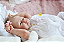 Boneca Bebê Reborn Menina Yelina 50 Cm Olhos Abertos Bebê Encantadora Recém Nascida Com Enxoval - Imagem 3