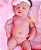 Boneca Bebê Reborn Menina Charlotte 46 Cm Olhos Fechados Linda Bebê Recém Nascida Silicone Sólido - Imagem 4