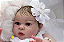 Bebê Reborn Menina Elliot 58 Cm Olhos Abertos Bebê Encantadora Quase Real Acompanha Lindo Enxoval - Imagem 2