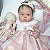 Bebê Reborn Menina Paris 35 Cm Olhos Abertos Silicone Sólido Pode Dar Banho Bebê Realista Com Enxoval - Imagem 3