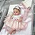 Bebê Reborn Menina Paris 35 Cm Olhos Abertos Silicone Sólido Pode Dar Banho Bebê Realista Com Enxoval - Imagem 2