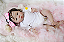 Boneca Bebê Reborn Menina Eleanor 50 Cm Olhos Abertos Bebê Realista Delicada E Encantadora - Imagem 2