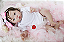 Boneca Bebê Reborn Menina Eleanor 50 Cm Olhos Abertos Bebê Realista Delicada E Encantadora - Imagem 2