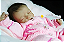 Boneca Bebê Reborn Menina Ember 51 Cm Olhos Fechados Super Realista Bebê Artesanal Sofisticado - Imagem 3