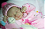 Boneca Bebê Reborn Menina Ember 51 Cm Olhos Fechados Super Realista Bebê Artesanal Sofisticado - Imagem 4