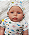 Bebê Reborn Menino Honey 51 Cm Olhos Abertos Bebê Super Realista Promoção Imperdível - Imagem 4