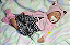 Bebê Reborn Menina Evie 51 Cm Olhos Fechados Bebê Chorando Com Detalhes Reais Acompanha Enxoval - Imagem 2