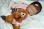 Bebê Reborn Menina Evie 51 Cm Olhos Fechados Bebê Chorando Com Detalhes Reais Acompanha Enxoval - Imagem 3