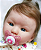 Bebê Reborn Menina Kylin 51 Cm Olhos Abertos Recém Nascida Com Enxoval E Chupeta Super Promoção - Imagem 2