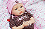 Bebê Reborn Menina Shyann 43 Cm Olhos Abertos Parece De Verdade Acompanha Enxoval Super Promoção - Imagem 2