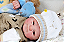 Bebê Reborn Menino Coco Malu 48 Cm Olhos Abertos Bebê Muito Lindo E Realista Parece De Verdade - Imagem 4