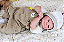 Bebê Reborn Menino Coco Malu 48 Cm Olhos Abertos Bebê Muito Lindo E Realista Parece De Verdade - Imagem 2