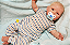 Bebê Reborn Menino Honey 51 Cm Olhos Abertos Bebê Loirinho Lindo E Perfeito Acompanha Chupeta - Imagem 3