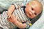 Bebê Reborn Menino Honey 51 Cm Olhos Abertos Bebê Loirinho Lindo E Perfeito Acompanha Chupeta - Imagem 4