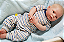 Bebê Reborn Menino Honey 51 Cm Olhos Abertos Bebê Loirinho Lindo E Perfeito Acompanha Chupeta - Imagem 2