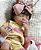 Bebê Reborn Menina Pascale 34 Cm Olhos Fechados Bebê De Silicone Sólido Com Enxoval Pronta Entrega - Imagem 2