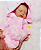 Bebê Reborn Menina 34 Cm Olhos Fechados Toda Em Silicone Sólido Princesinha Linda A Pronta Entrega - Imagem 3