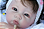 Boneca Bebê Reborn Menina Luca 47 Cm Olhos Abertos Linda Bebê Parece De Verdade Acompanha Enxoval - Imagem 4