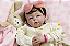 Boneca Bebê Reborn Menina Luca 47 Cm Olhos Abertos Princesa Realista Um Verdadeiro Presente - Imagem 1