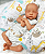 Bebê Reborn Menino Levi 48 Cm Olhos Fechados Bebê Super Realista Acompanha Um Lindo Enxoval - Imagem 1