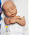 Bebê Reborn Menino Levi 48 Cm Olhos Fechados Parece Um Bebê De Verdade Acompanha Chupeta - Imagem 4