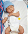 Bebê Reborn Menino Levi 48 Cm Olhos Fechados Parece Um Bebê De Verdade Acompanha Chupeta - Imagem 2