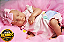 Bebê Reborn Menina Levi 48 Cm Olhos Fechados Princesinha Linda Sua Filha Vai Amar Acompanha Acessórios - Imagem 1
