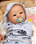 Bebê Reborn Menino Abigail 48 Cm Olhos Abertos Parece Um Bebê De Verdade Acompanha Chupeta - Imagem 3