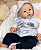 Bebê Reborn Menino Abigail 48 Cm Olhos Abertos Parece Um Bebê De Verdade Acompanha Chupeta - Imagem 1