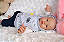 Bebê Reborn Menino Abigail 48 Cm Olhos Abertos Parece Um Bebê De Verdade Acompanha Chupeta - Imagem 4
