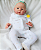 Bebê Reborn Menina Abigail 48 Cm Olhos Abertos Princesa Linda E Realista Com Enxoval E Acessórios - Imagem 3