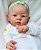 Bebê Reborn Menina Abigail 48 Cm Olhos Abertos Princesa Linda E Realista Com Enxoval E Acessórios - Imagem 2
