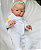 Bebê Reborn Menina Abigail 48 Cm Olhos Abertos Princesa Linda E Realista Com Enxoval E Acessórios - Imagem 4
