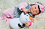 Bebê Reborn Menina Coco Malu 48 Cm Olhos Abertos Linda Um Verdadeiro Presente Super Promoção - Imagem 4