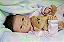 Bebê Reborn Menina Coco Malu 48 Cm Olhos Abertos Bebê Realista Acompanha Chupeta E Lindo Enxoval - Imagem 3