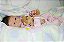 Bebê Reborn Menina Coco Malu 48 Cm Olhos Abertos Bebê Realista Acompanha Chupeta E Lindo Enxoval - Imagem 4