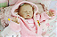Bebê Reborn Menina Sugar 51 Cm Olhos Fechados Bebê Muito Fofa E Linda Acompanha Enxoval - Imagem 3