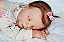 Bebê Reborn Menina Heather 55 Cm Olhos Fechados Com Detalhes Reais De Um Bebê De Verdade - Imagem 4