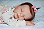 Bebê Reborn Menina Heather 55 Cm Olhos Fechados Com Detalhes Reais De Um Bebê De Verdade - Imagem 3