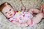 Bebê Reborn Menina Crystal 53 Cm Olhos Abertos Super Realista Bebê Com Chupeta e Enxoval Promoção - Imagem 2