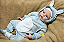Bebê Reborn Menino Honey 51 Cm Olhos Abertos Com Detalhes Reais De Um Bebezinho De Verdade - Imagem 1